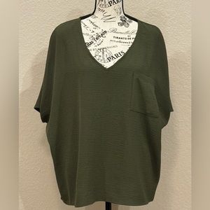 Forest Green Blouse